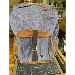 BONDKA Laptop Fits 15.6"  Backpack Notebook Business Travel Jigsaw Heather Blue